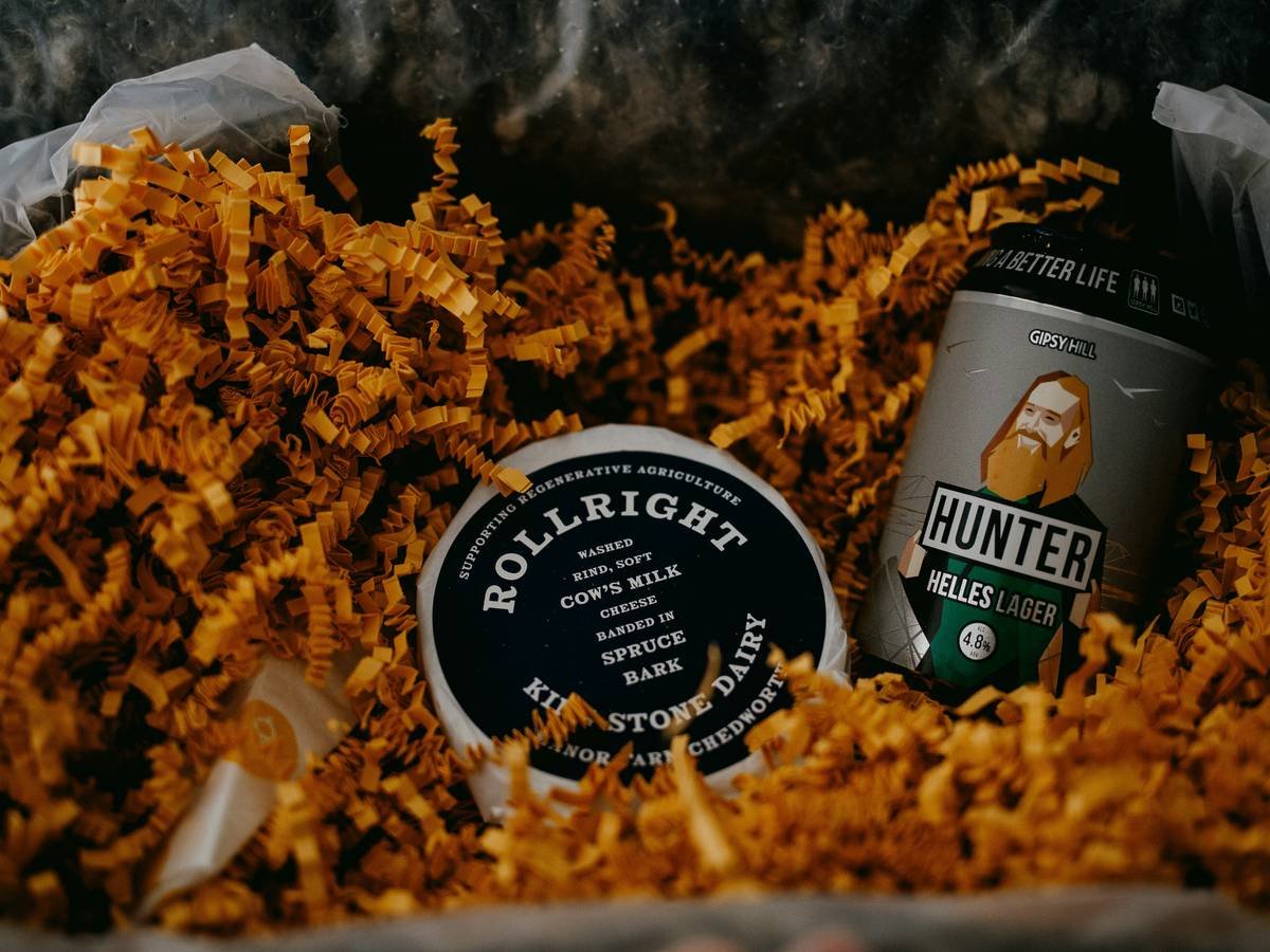 Birthday cheese and beer!